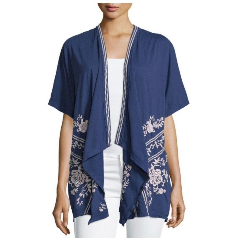 Johnny was embroidery cardigan